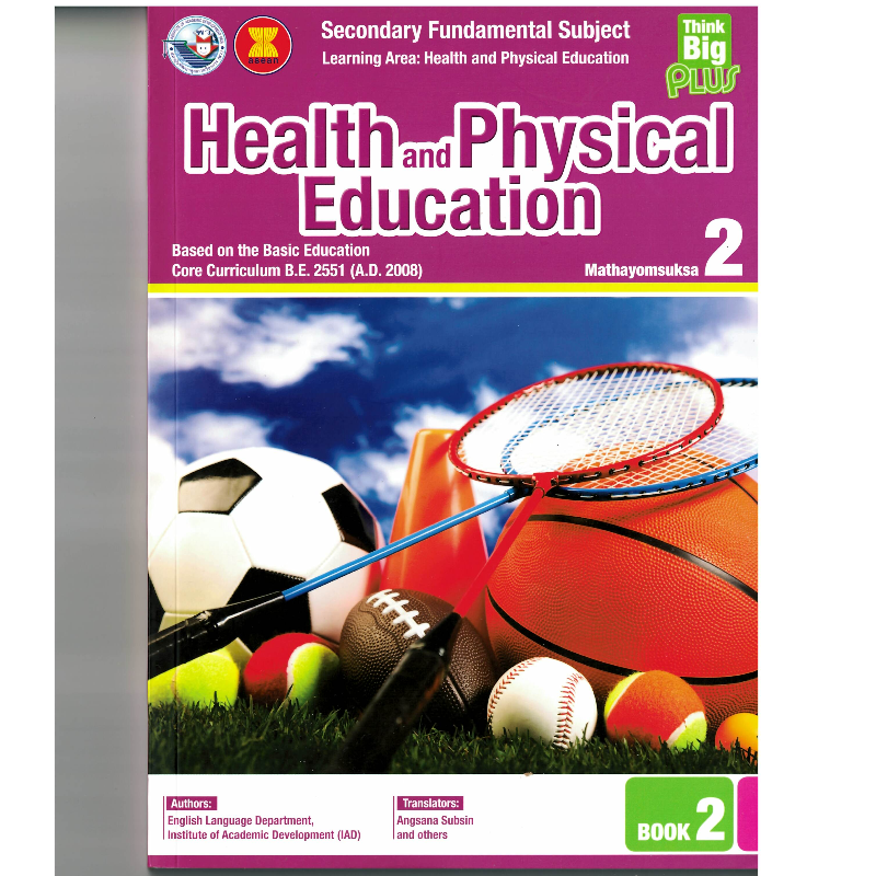 324002 Think Big Plus Health and Physical Education Mathayomsuksa 2 Book 2 Main Image